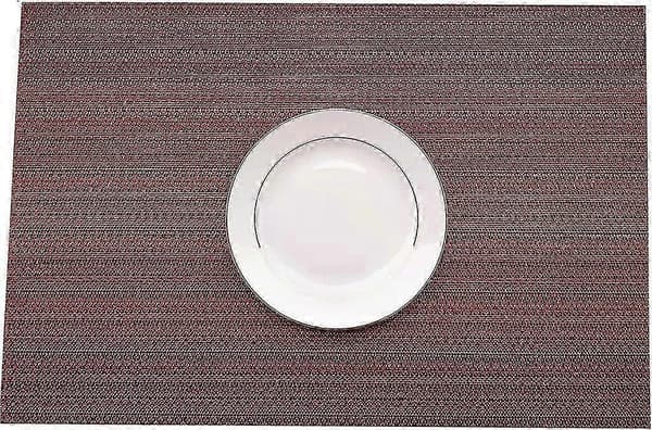 Dekkebrikker (sett med 4), sklisikre vaskbare dekkebrikker, (rød)