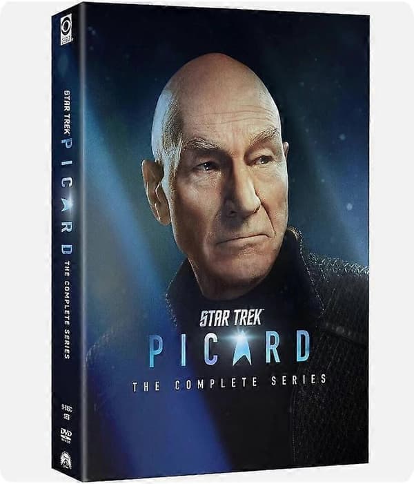 Star Trek: Picard: The Complete Series 1-3 engelsk version (DVD, 2023, 10-disc boxset) Ny[2F]