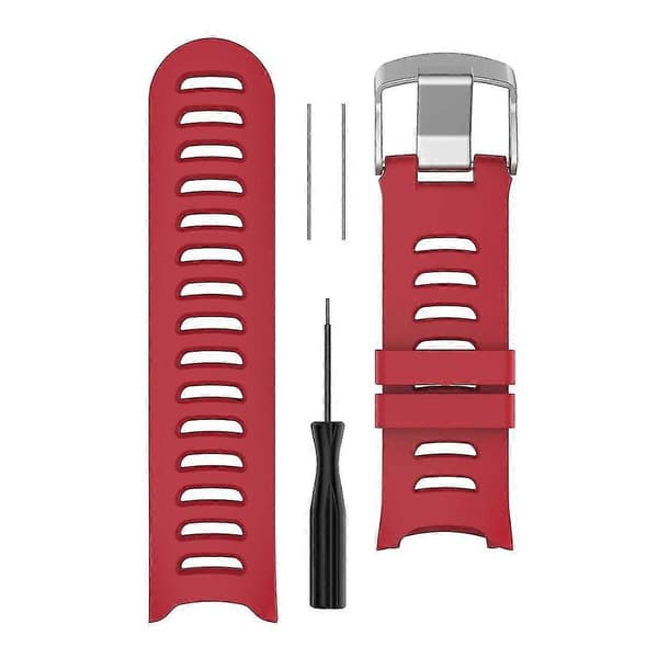 Silikoninen ranneke Garmin Forerunner 610 -kelloon Red