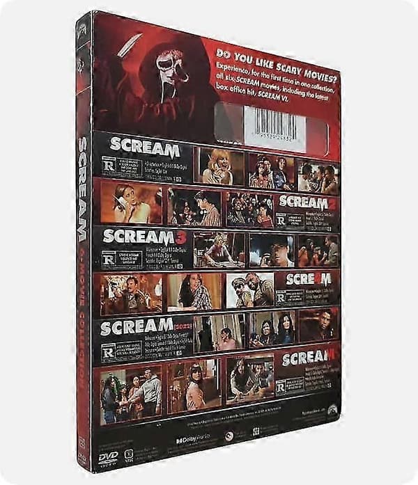 【2F】Scream 1-6 (DVD) Elokuva 6-levyinen englanninkielinen versio