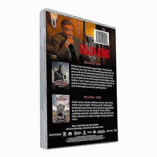 【2F】Tulsa King: The Complete Season 1 & 2 (DVD, , 6-Disc Box Set) Forseglet Hot