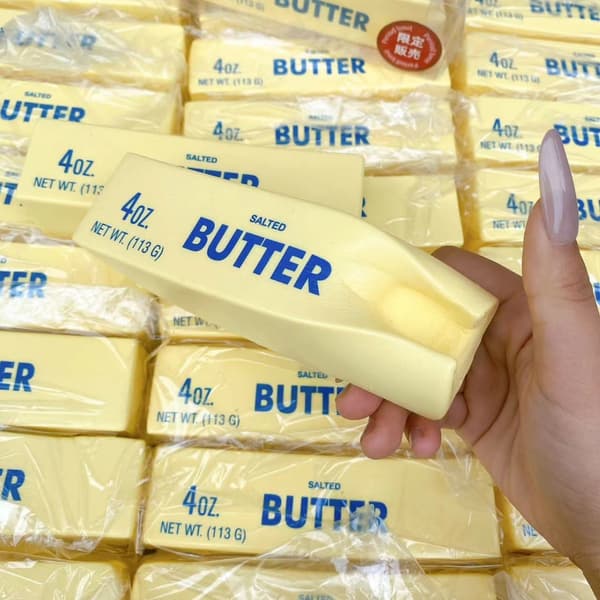Mellow Butter Squishy Leketøy for Barn Stresslindring—2f Smör