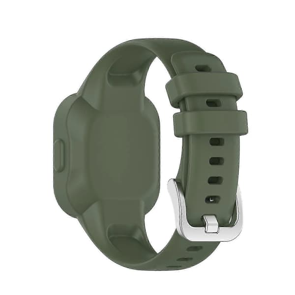 Erstatningssilikonerem til Garmin Vivofit JR3 - Sikker pasform til aktive børn Dark Green