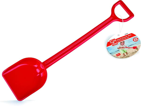 【2F】Hape E4076 - Stark spade, 40 cm, strandleksak/sandleksaker, röd