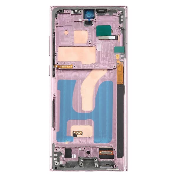 (Ny) För Samsung Galaxy S22 Ultra SM-S908B 6,72 tums TFT LCD-skärm Digitizer Fullständig montering med ram, stöder inte fingeravtrycksidentifiering Purple