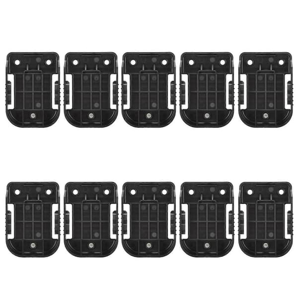 10 stk Batteriholder for batterimontering Elverktøy Litiumbatterier Oppbevaringsstativ Spenne for Bosch 18V