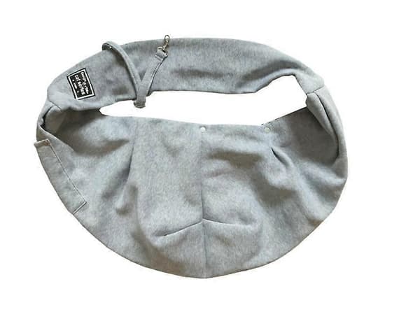 Vendbar kjæledyr-slyngebærer Håndfri bæreveske light gray