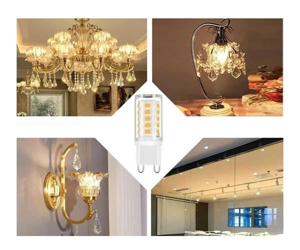 G9 LED-pærer 5W – Varm hvit – 10 stk