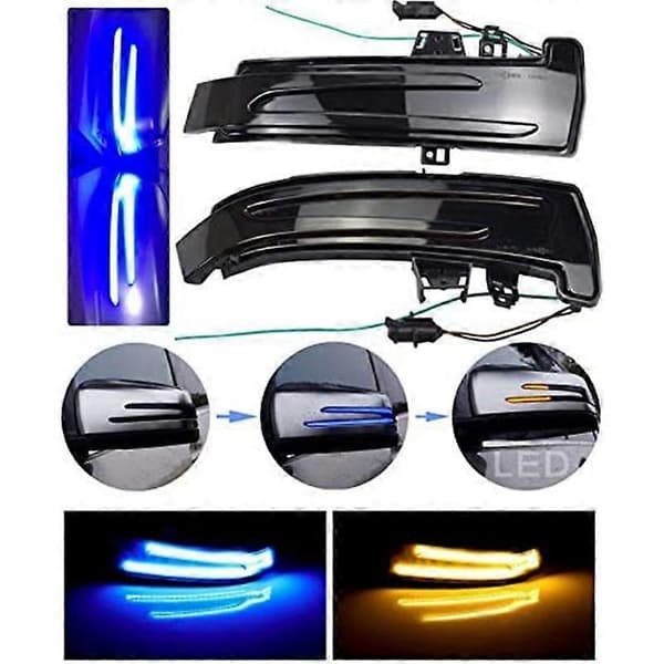 [2F]Dynamiske LED-sidespeil sekvensielle blinklys for A//E/S/CLA/GLA// Klasse W176 W246 W204