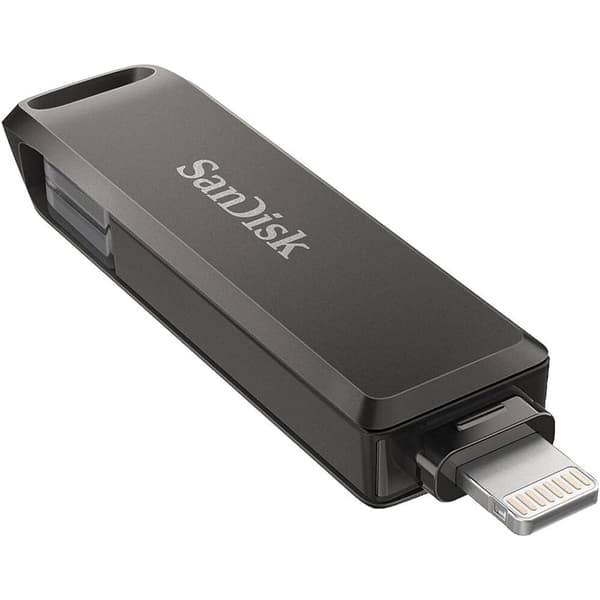 SanDisk iXpand Flash Drive Luxe 256GB Lightning / USB-C Musta a