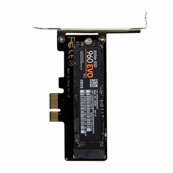 [2F]PCI-E 3.0 x1 - M.2 M-Key SSD Nvme AHCI PCI Express -sovitinkortti PCIE SSD UUSI