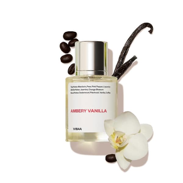 【2F】Damernas Ambery Vanilla Eau de Parfum 50 ml, Långvarig Fransk Parfym för Kvinnor