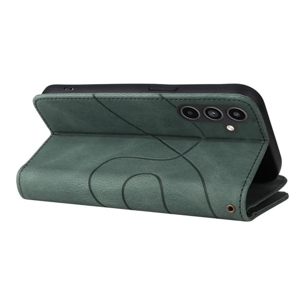 KS Plånboksfodral kompatibelt med Samsung Galaxy A15 - Grön Grön green