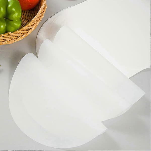 100 st bakplåtspapper cirklar 23 cm, non-stick patty papper bakplåtspapper runda kakformar