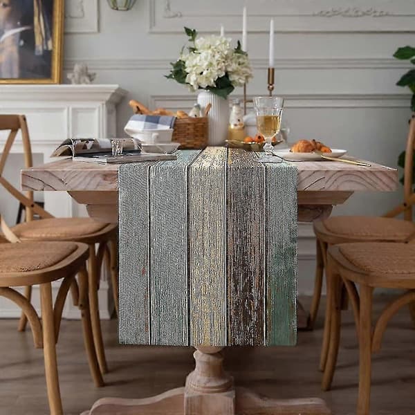 Bordslöpare linne fläckavvisande, vattenavvisande 33 x 183 cm-hy