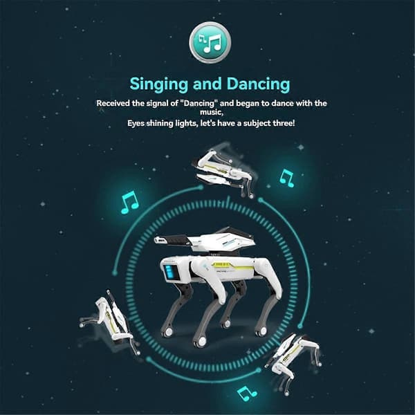 [2F]Intelligent maskinhund stemmedialog AI-robot telefonfjernkontroll