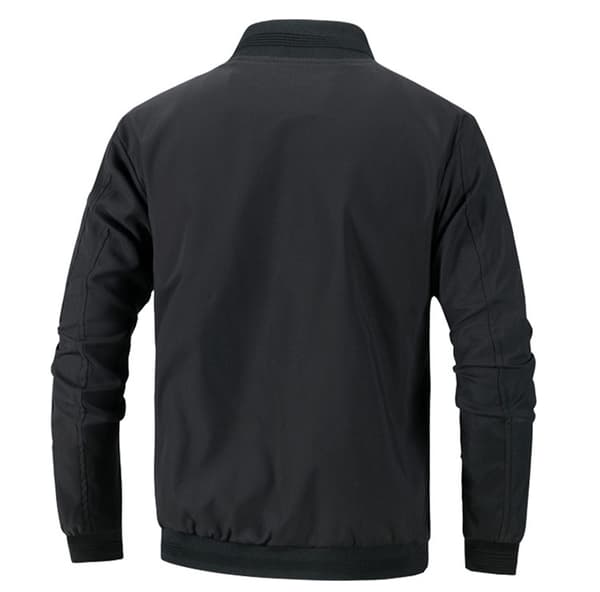 Herre Bomberjakke Varsity Flight Jacket Sort Black 3XL
