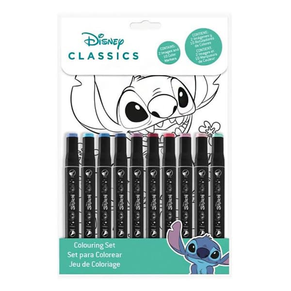 Disney Lilo & Stitch -fargesett for barn – 10 penner