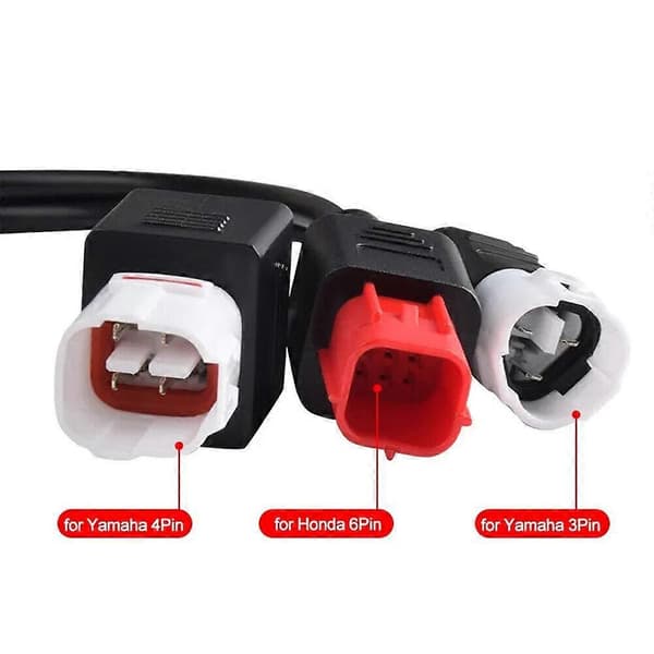 [2F]Til Yamaha 3, 4 og 6-benet OBD2 diagnostisk kabel OBD fejlkodelæseradapter