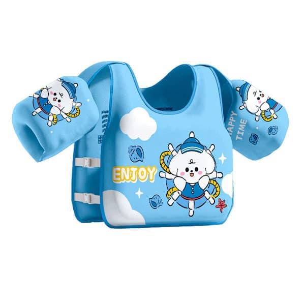 Redningsvest for barn, flytevest for småbarn, redningsvest for barn blå blå—dt blue