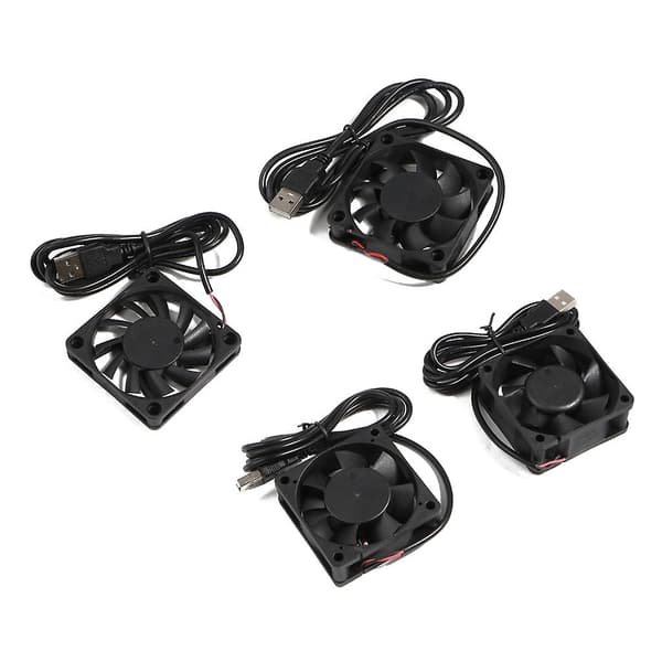 1-pakning 60 mm USB-vifte 5V børsteløse DC-kjølevifter for PC-kabinettkjøler 1cm
