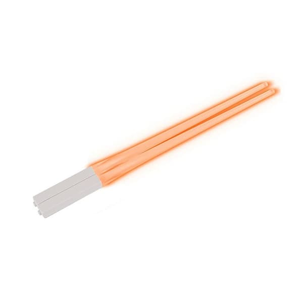 2 STK LED Glødende spisepinner Glødende Lys Sabre Chop Sticks—2f Red