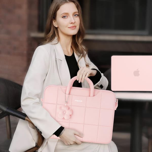 MOSISO Laptopveske 16 tommer, 15-15,6 tommer Puffy Laptopfutteral