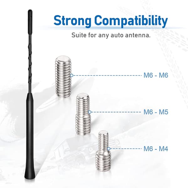[2F]Bil FM Dab Antenne Bilradio Antenne Takantenne 23cm