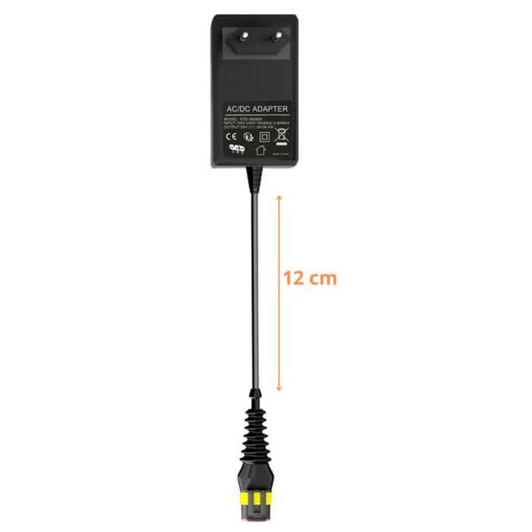 【2F】Batterioplader 28V - Husqvarna - Automower 105/310/315X - Universal - Elektrisk - Sort