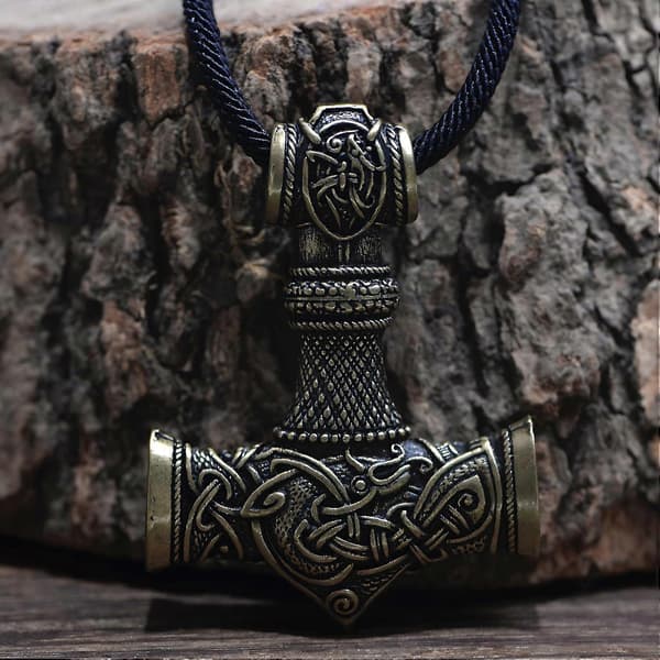 Nordisk Viking Thor Hammer Halskæde Mjølner Halskæde til Mænd Talisman Smykker