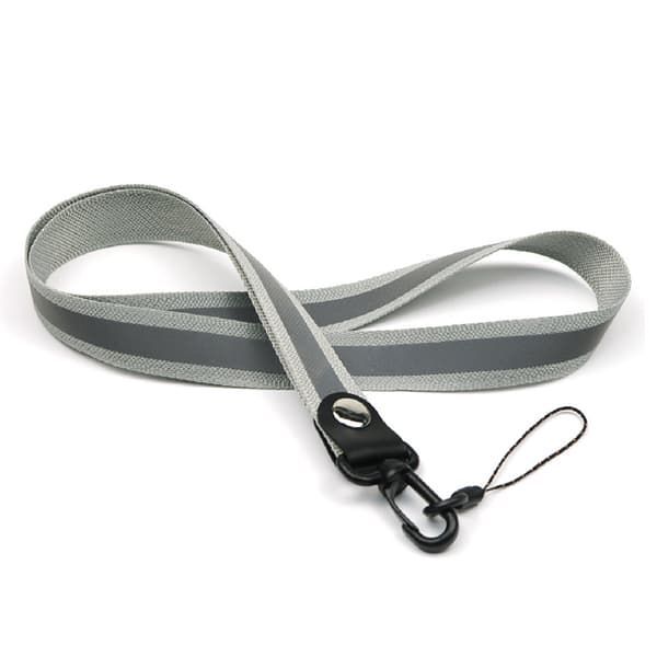 【2F】Praktisk snygg reflekterande nyckelband vit Vit Small