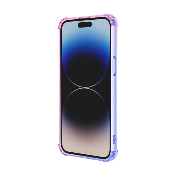 [2F]iPhone 15 - Smart beskyttelsesdeksel i silikon Transparent transparent