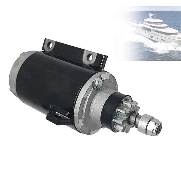 [2F]Startmotor til Johnson Evinrude påhængsmotor 50HK 60HK Black