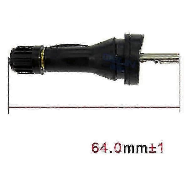 Stykker universelle TPMS-dekkventiler i gummi kompatible med flere bilmodeller B