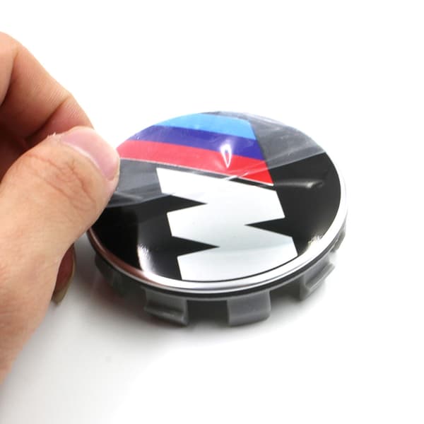 4-pak BMW Centerkapsler / Hjulkapsler Emblem 68mm Carbon