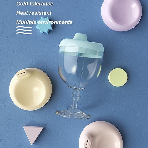 150 ml Anknäbbformad Mun Läckagesäker Lock Baby Hög Vattenkopp Juicekopp
