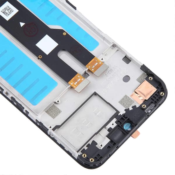 (Ny) Til ZTE Blade V50 Design 4G LCD-skærm Digitizer Fuld Samling med Ramme (Sort) Black