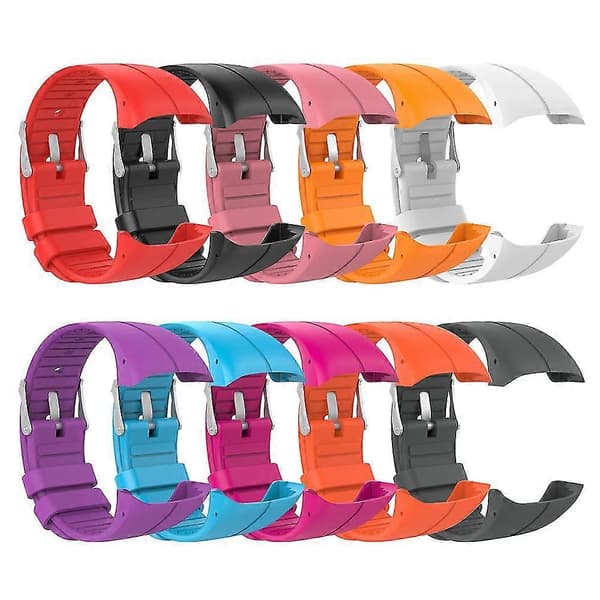 Silikon Andningsbart Armbandsrem För M400 M430 Smartwatch Armband white