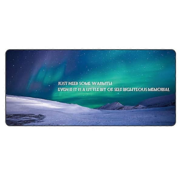 (Ny) 400x900x2mm AM-DM01 Gummi Håndleddsbeskyttelse Anti-skli Kontor Studie Musematte 25