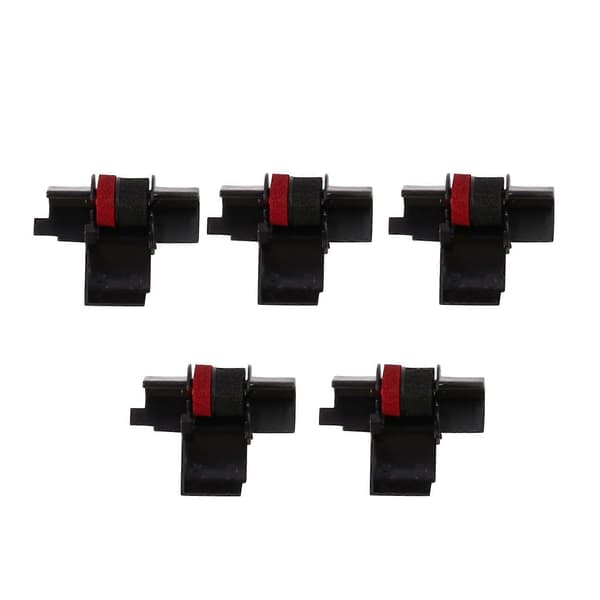 【2F】IR-40T (5-pak) Kompatible regnemaskineprinterbånd blækrulle - Sort & Rød Svart & röd