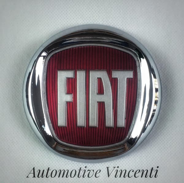 [2F]FIAT RØD LOGO EMBLEM 500 Punto Multipla Panda Croma FRONT