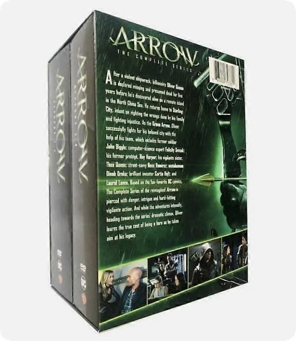 Arrow: The Complete Series Sesonger 1-8 (DVD 38-Disc Box Set) engelsk versjon