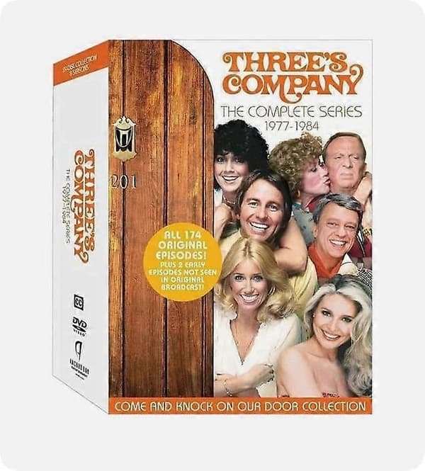 Three's Company: The Complete Series säsonger 1-8 (DVD, 2018, 29-disc set) NY[2F]