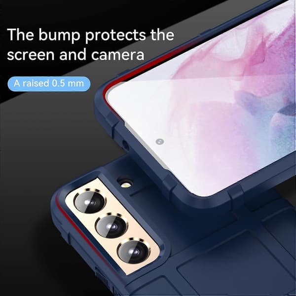 (Ny) För Samsung Galaxy S23 5G Heltäckande Stötsäkert TPU-telefonfodral Blue