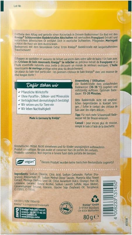 Kneipp Hanging Bath Salt Shutdown 80 g (1 x 0,08 kg)