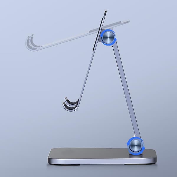 Ergonomisk design sammenleggbart nettbrettstativ for nettbrett, telefon, mobiltelefonholder S
