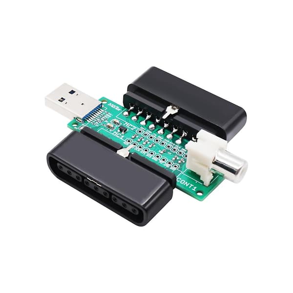Sett SNAC PS PSX-kontrolleradaptertilbehørkonverter med USB 3.0-kabel