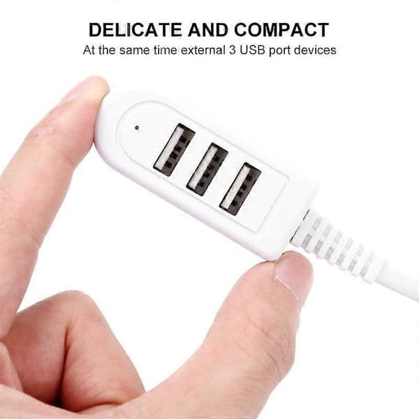 30 cm TPE USB A till 3 USB-portar hona HUB-adapter Inte angivet