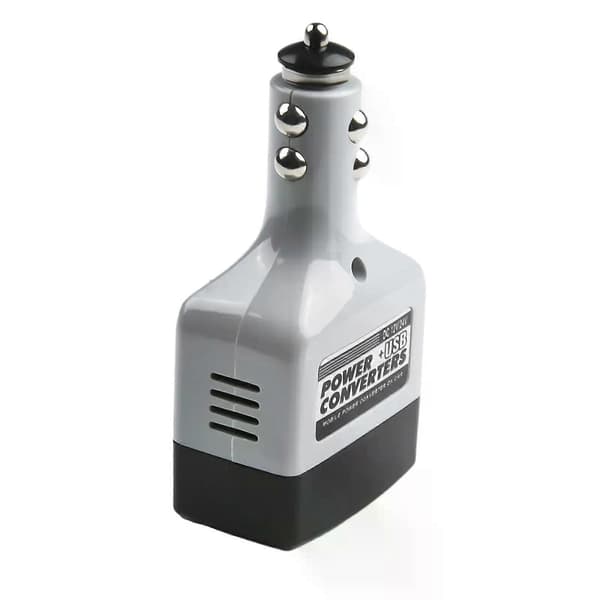 1 STK Bærbar billader 12V/24V til 220V DC til AC bilstrømomformeradapter Inverterplugguttak Lader Bilelektronikk