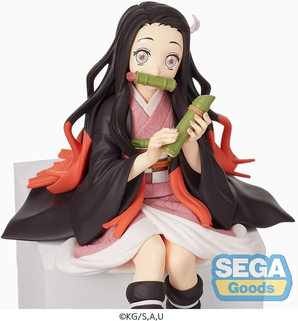 Ln Demon Slayer: Kimetsu No Yaiba Nezuko Kamado-figur i sittande pose